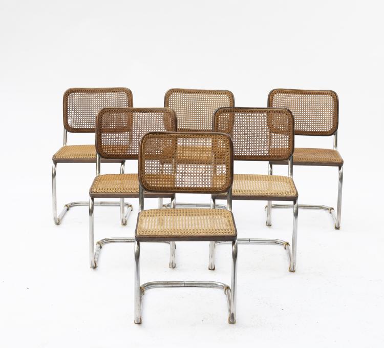 Bild 1 zu Objekt, Sechs St&uuml;hle 'B 32 - Cesca', 1928, Thonet, Frankenberg, 145A 40