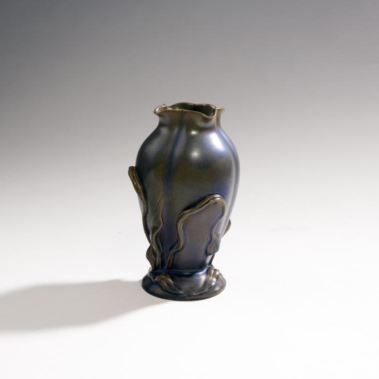 Bild 1 zu Objekt, Vase, c. 1900, Zsolnay, Vilmos, P&eacute;cs, 144B 420