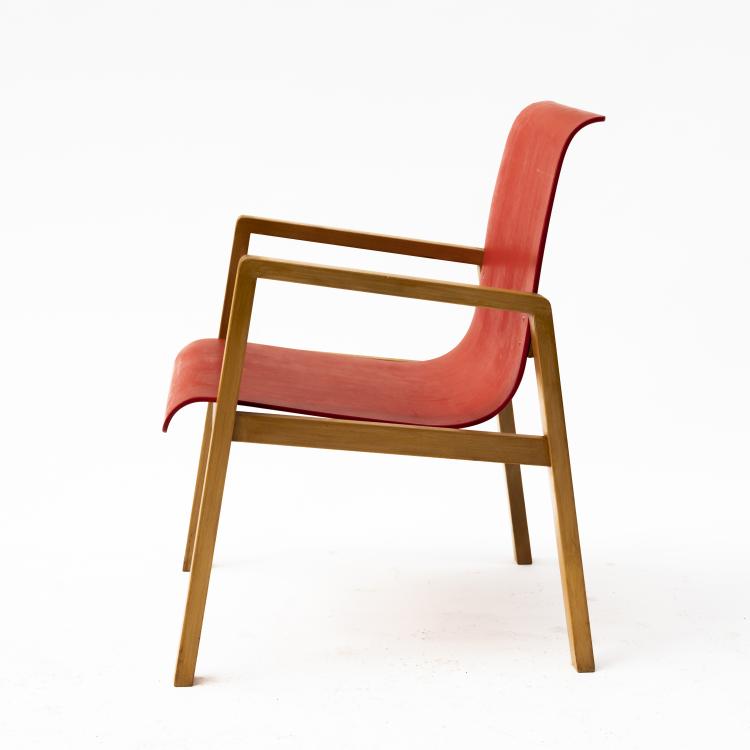 Bild 3 zu Objekt, Vier Stapelst&uuml;hle '51/403', 1932, Artek, Helsinki; Huonekaluja Rakennusty&ouml;tehdas Oy, Turku, 146C 413