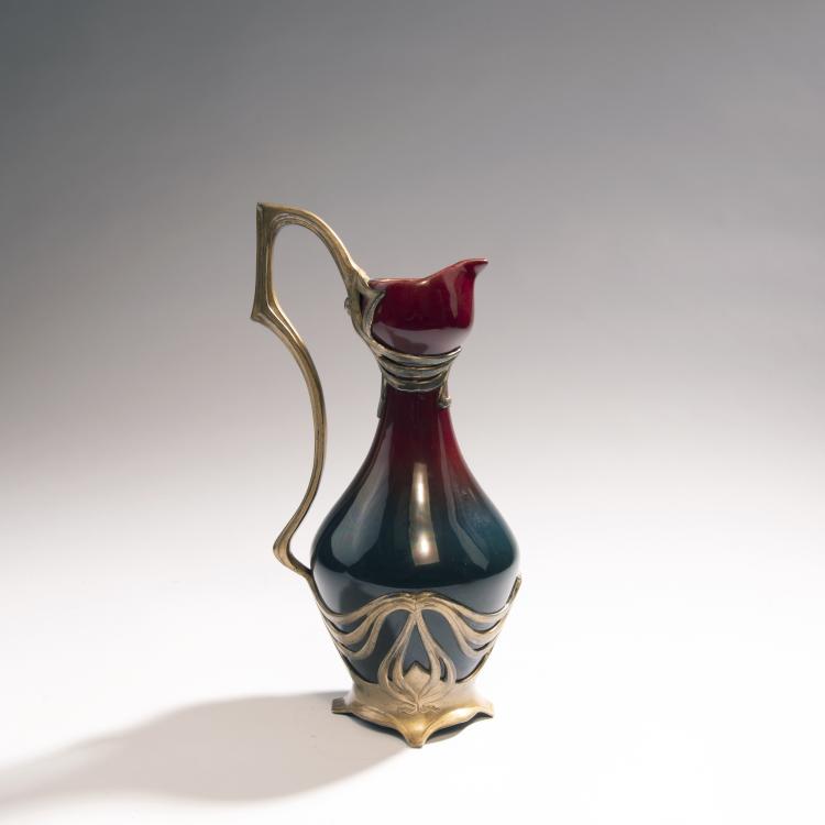 Bild 1 zu Objekt, Decanter with mounting, c. 1900, Schwarz, J. von, N&uuml;rnberg, 144B 402