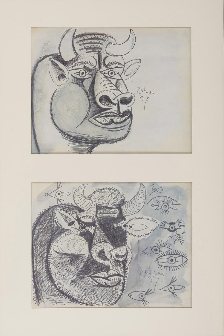 Bild 2 zu Objekt, Mappenwerk 'Guernica', 1990, 145C 488