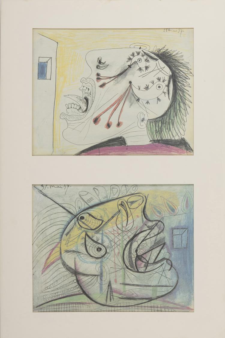 Bild 6 zu Objekt, Mappenwerk 'Guernica', 1990, 145C 488