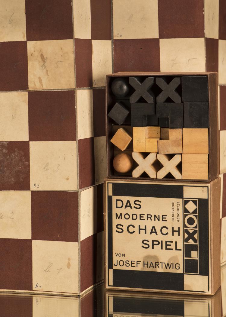 Bild 7 zu Objekt, Bauhaus chess set 'XVI', 1924, Bauhaus Weimar, 145A 15