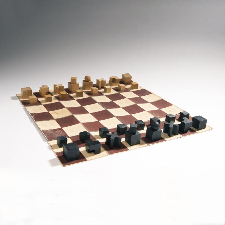 Bild 14 zu Objekt, Bauhaus chess set 'XVI', 1924, Bauhaus Weimar, 145A 15