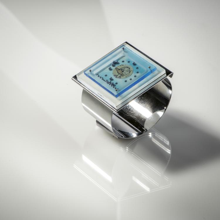 Hauptbild zu Objekt, Armreif mit austauschbarer Platte, 1973, 148B 394