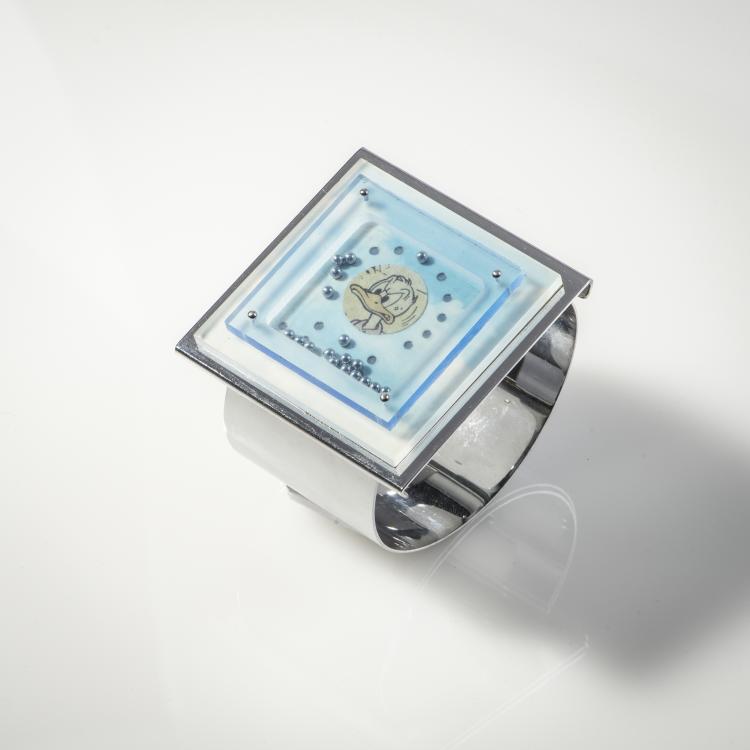 Bild 1 zu Objekt, Armreif mit austauschbarer Platte, 1973, 148B 394