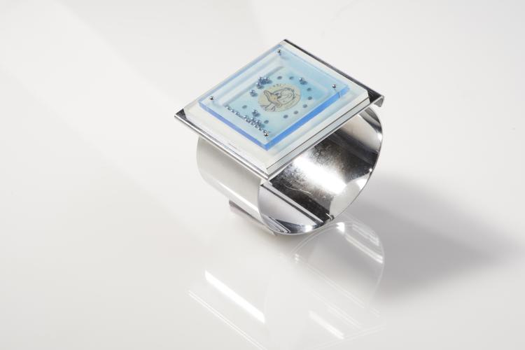 Bild 3 zu Objekt, Armreif mit austauschbarer Platte, 1973, 148B 394