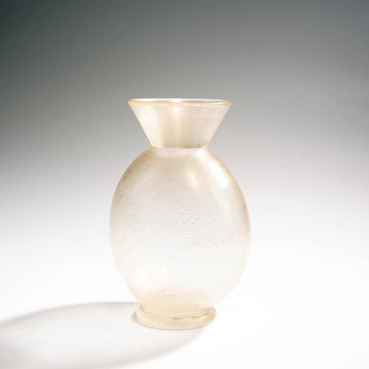 Bild 1 zu Objekt, 'Corroso' vase, 1940s, Seguso Vetri d'Arte, Murano, 146D 824