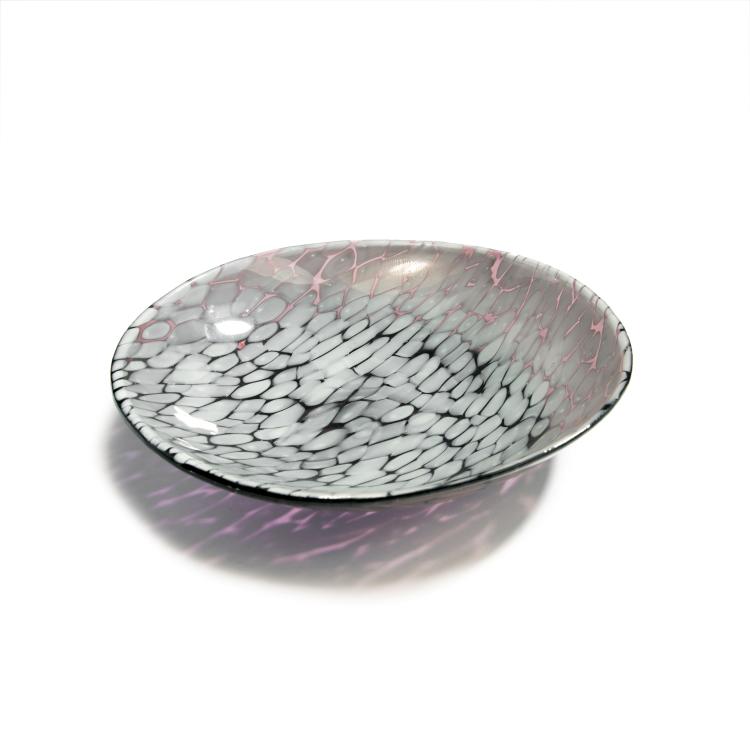 Hauptbild zu Objekt, 'A macchie' plate, 1947/48, Venini & C., Murano, 146D 732