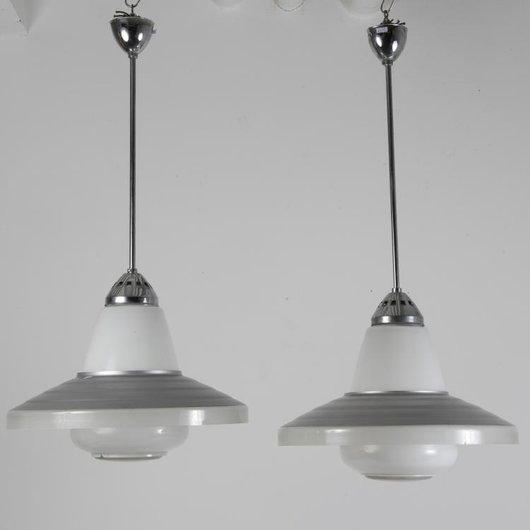 Bild 6 zu Objekt, Two 'J. St. 22' ceiling lights, 1928, Zeiss Ikon AG, Berlin, 145A 41