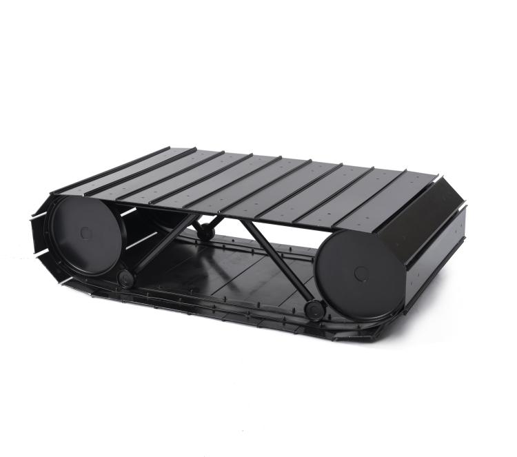 Hauptbild zu Objekt, Sofatisch 'Tankette', 1987, Pallucco, Rom, 146B 387