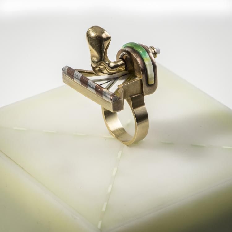 Hauptbild zu Objekt, Kinetic Ring, c. 1970-74, Claus Bury, 148B 367