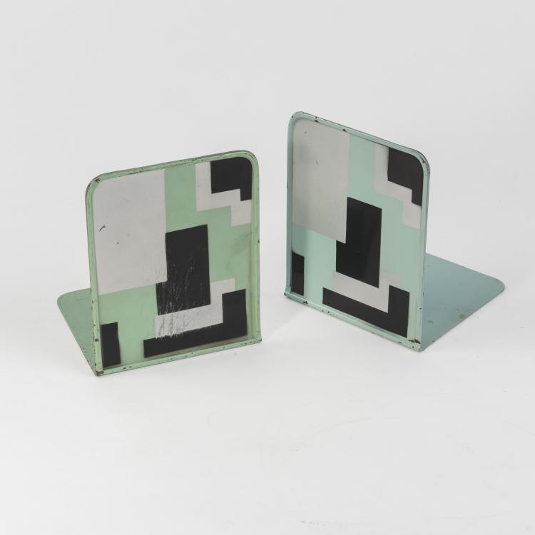 Hauptbild zu Objekt, Two bookends, 1929-32, Ruppelwerk, Gotha, 146C 491