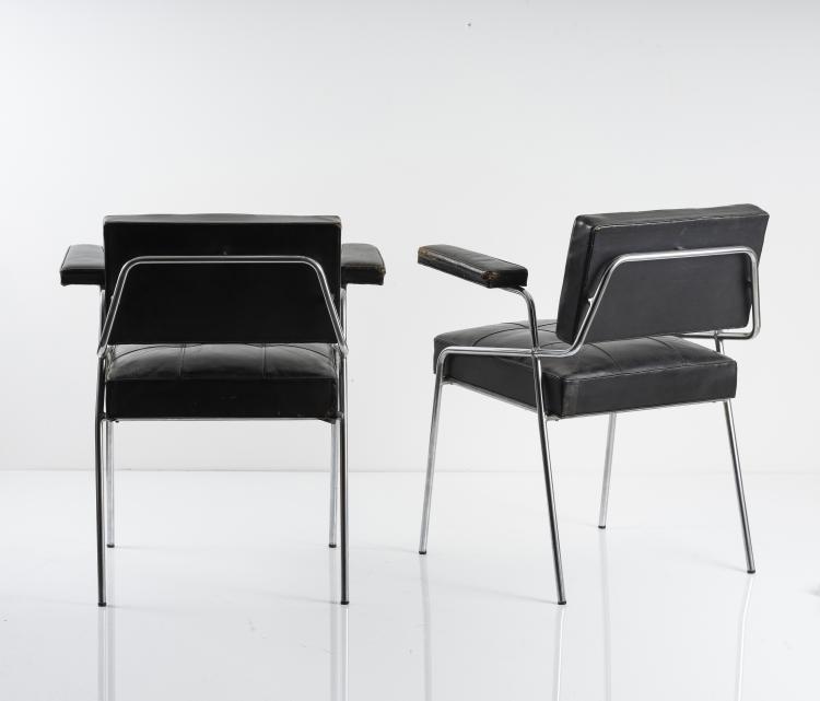 Bild 2 zu Objekt, Zwei Armlehnst&uuml;hle, 1954, Edition Meubles TV, Frankreich, 146C 528