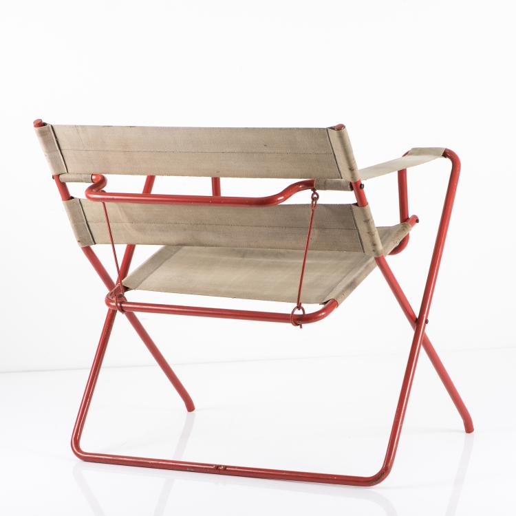 Bild 2 zu Objekt, Folding chair 'B 4', c. 1928, Marcel Breuer, Standard-M&ouml;bel, Berlin; Thonet, Frankenberg, 145A 27