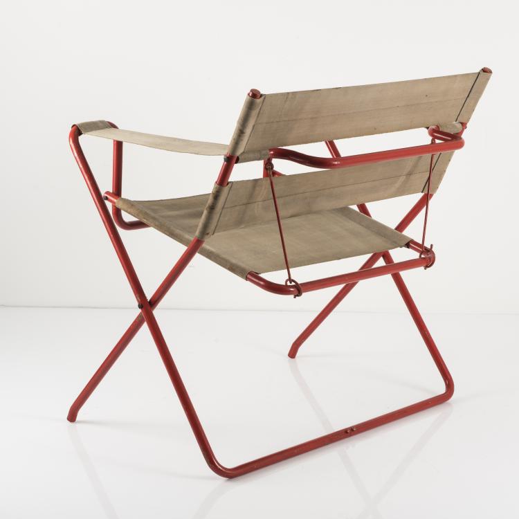 Bild 5 zu Objekt, Folding chair 'B 4', c. 1928, Marcel Breuer, Standard-M&ouml;bel, Berlin; Thonet, Frankenberg, 145A 27
