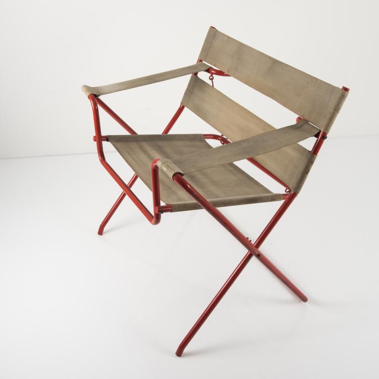 Bild 7 zu Objekt, Folding chair 'B 4', c. 1928, Marcel Breuer, Standard-M&ouml;bel, Berlin; Thonet, Frankenberg, 145A 27