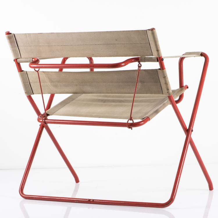 Bild 24 zu Objekt, Folding chair 'B 4', c. 1928, Marcel Breuer, Standard-M&ouml;bel, Berlin; Thonet, Frankenberg, 145A 27
