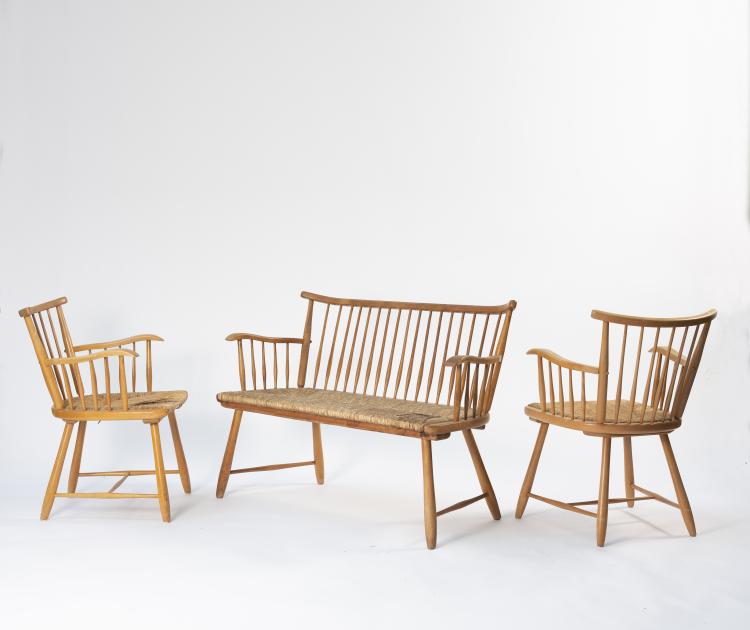 Bild 1 zu Objekt, Set of 'WKS' furniture, 1955, WK-M&ouml;bel, Stuttgart, 146C 540