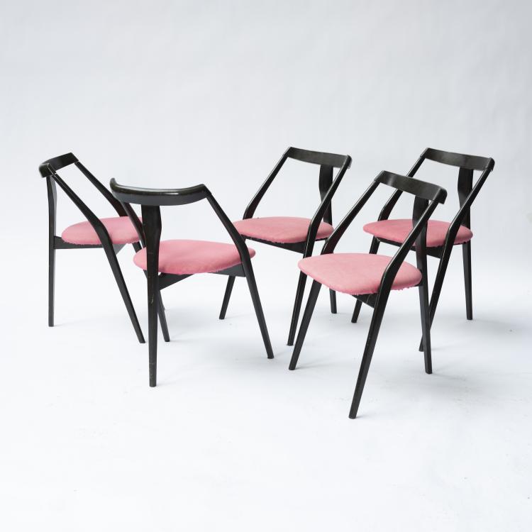 Bild 1 zu Objekt, Five chairs, c. 1959, Deutschland, 146C 553