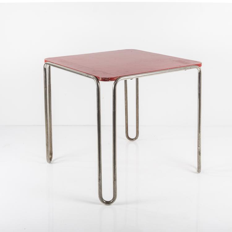 Bild 1 zu Objekt, 'B 10' table, 1927, Thonet, Frankenberg, 145A 32