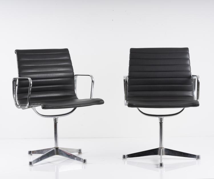 Bild 1 zu Objekt, 6 'Aluminium group' chairs, 1958, Vitra Design, Weil am Rhein; Miller, Herman, Zeeland, 146C 525