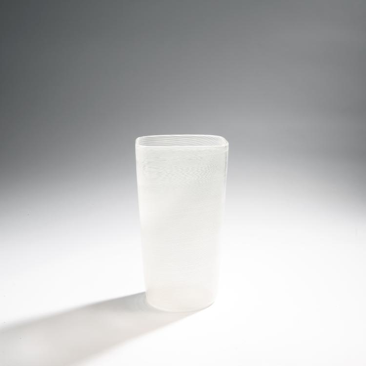 Bild 1 zu Objekt, 'Mezza filigrana' vase, c. 1935, Venini & C., Murano, 146D 713