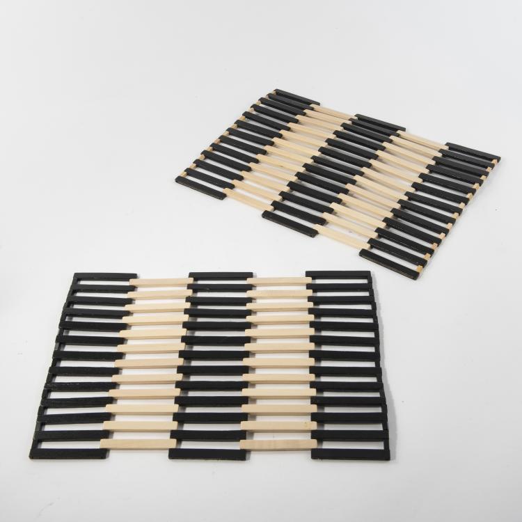 Bild 1 zu Objekt, 2 placemats, 1950s, Anni Albers (in the style of), 146C 509