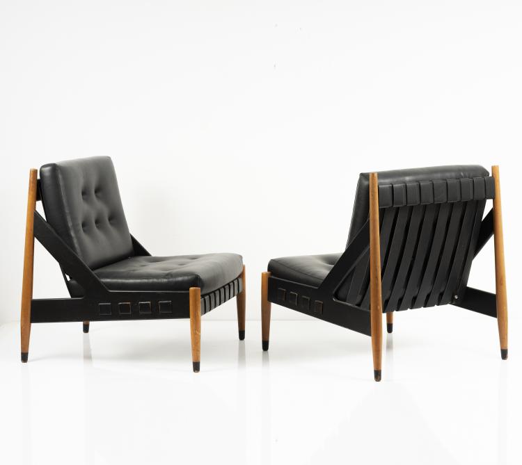 Bild 2 zu Objekt, Zwei Sessel 'SE 12', 1969, Wilde & Spieth, Esslingen, 146C 617