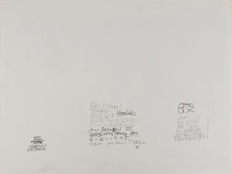 Bild 1 zu Objekt, 'Otto Dix: K&uuml;nstler Machen Masken, Atelierhaus Hemmenhofen', 1964, 146E 953