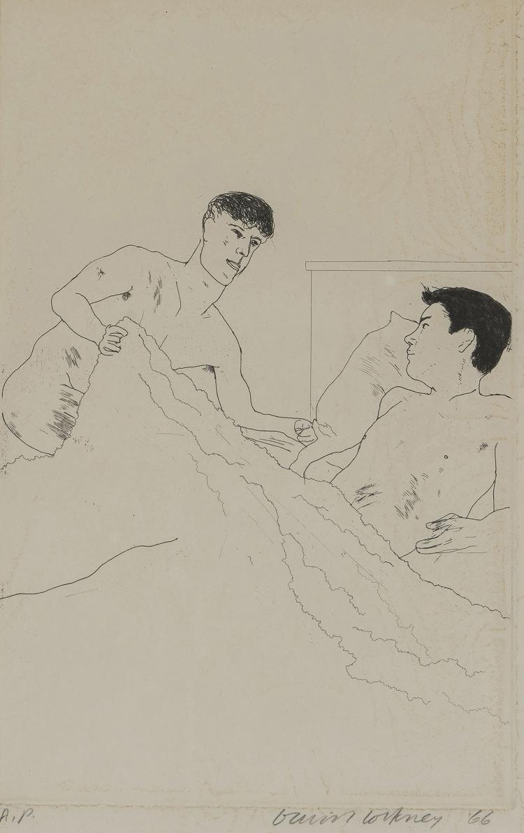 Hauptbild zu Objekt, 'According to Prescriptions of Ancient Magicians' aus: 'illustrations for fourteen poems from C.P. Cavafy', 1966, 146E 941