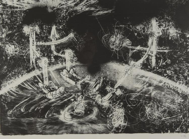 Bild 3 zu Objekt, Mappenwerk 'Le acque d'Arno' nach sechs Versen von Dante, 1970, 146E 951