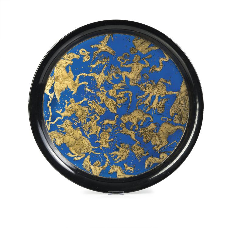 Hauptbild zu Objekt, 'Emisfero occidentale' tray, 1950/60s, Piero Fornasetti, Fornasetti, Mailand, 146B 235