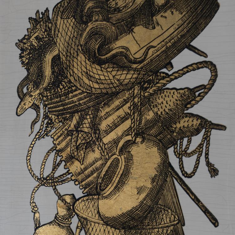 Bild 5 zu Objekt, Sekret&auml;rschrank 'Panoplie', um 1955, Piero Fornasetti,Gio Ponti, Fornasetti, Mailand, 146B 256