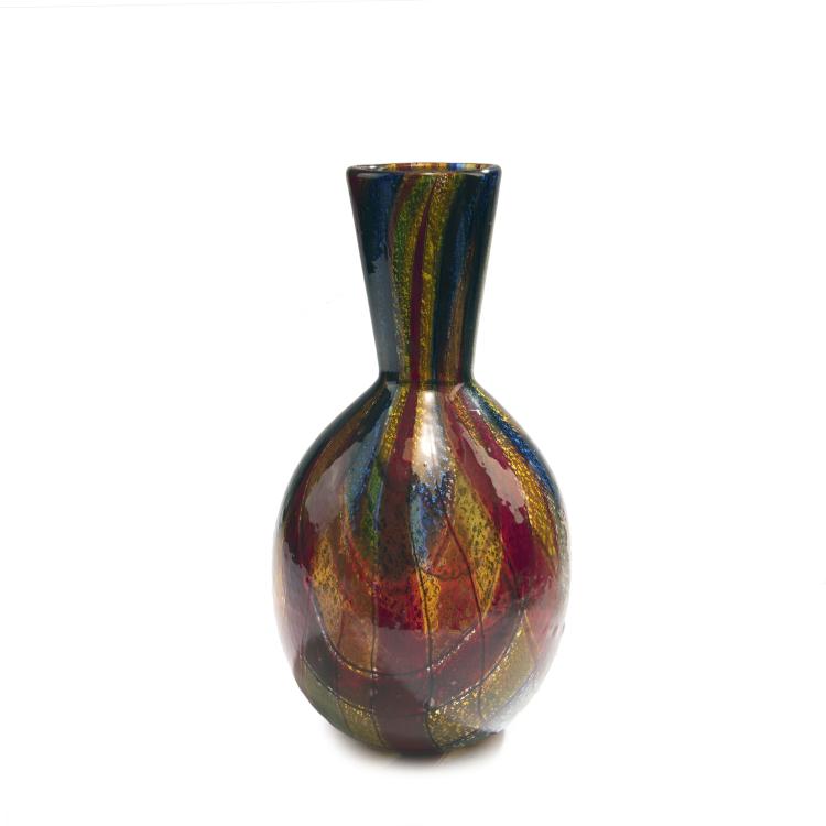 Hauptbild zu Objekt, Vase 'Oriente', c. 1940, Barovier & Toso, Murano, 146D 779