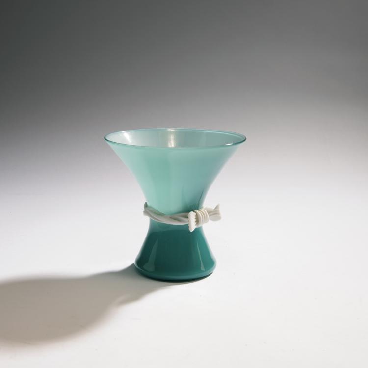 Bild 1 zu Objekt, 'Opalino' vase, 1952, Venini & C., Murano, 146D 750