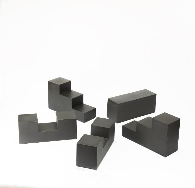 Bild 1 zu Objekt, 10 Sitzobjekte 'Gli scacchi', 1971, C&B Italia, Mailand, 146B 359