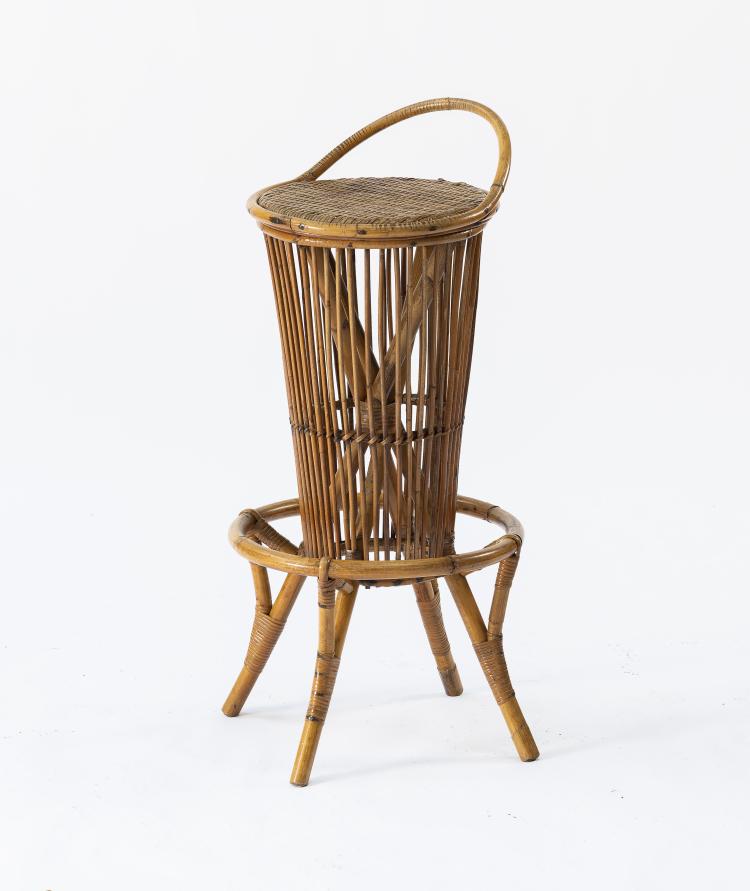 Bild 7 zu Objekt, Bar mit drei Barhockern, um 1955, Bonacina, Vittorio, Como (zugeschrieben), 146B 227