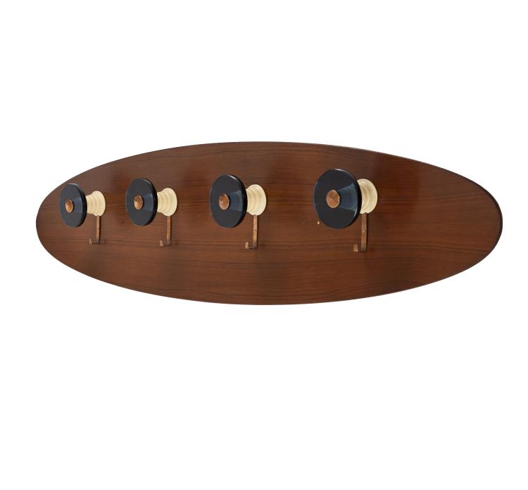 Hauptbild zu Objekt, Wall coat rack, c. 1960, Italien, 146B 283