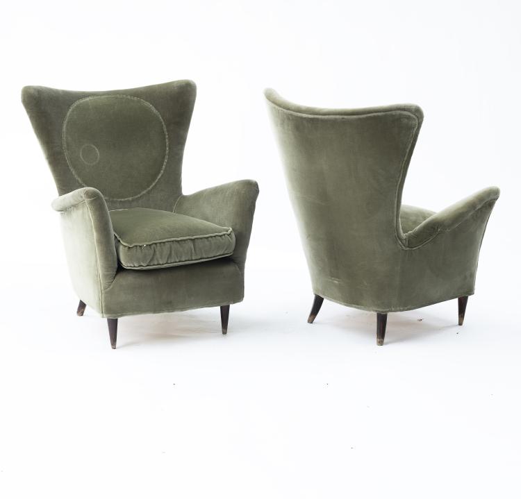 Bild 2 zu Objekt, Zwei Armlehnsessel 'Hotel Bristol Meran', 1950er Jahre , Cassina, Mailand (zugeschrieben), 146B 208