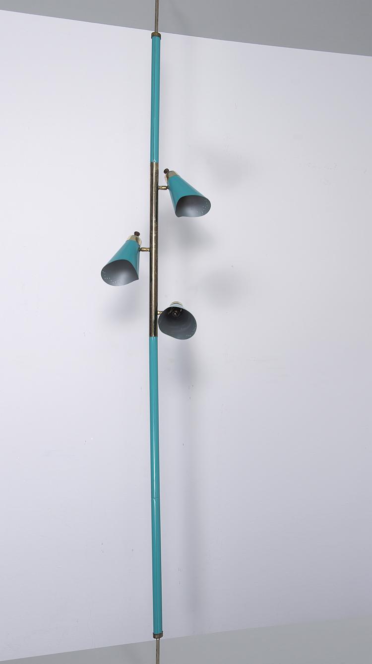 Hauptbild zu Objekt, Floor-to-ceiling light, 1950s, Lightolier, USA (zugeschrieben), 146C 508