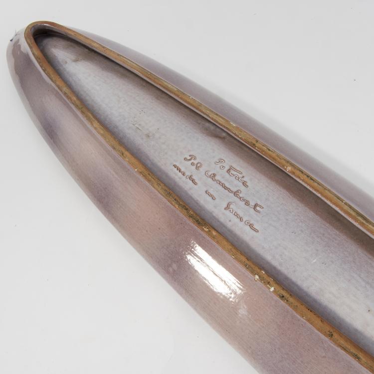 Bild 2 zu Objekt, Fish platter, 1950s, Poterie Pol Chambost, Frankreich, 146C 579