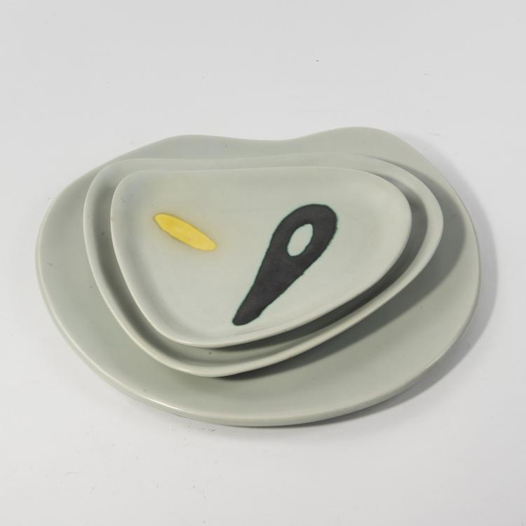 Hauptbild zu Objekt, Three platters, 1960s, Orla, 146C 584