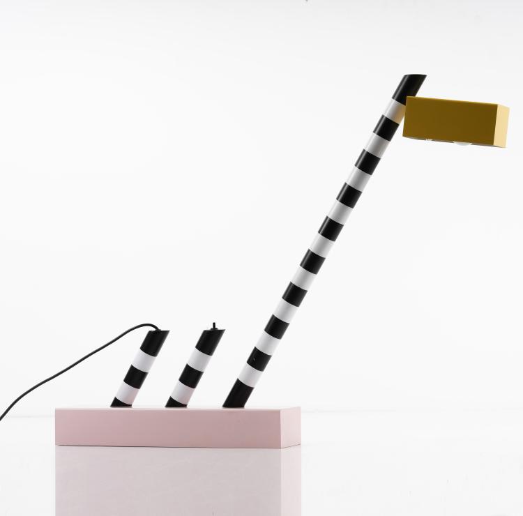 Hauptbild zu Objekt, Tischleuchte 'Oceanic', 1980, Memphis, Mailand, 146B 379