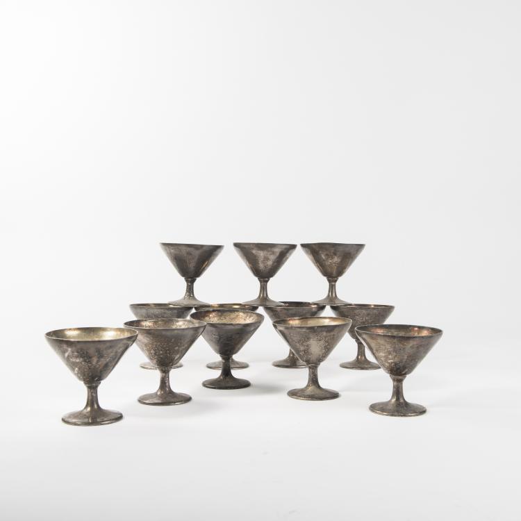 Bild 1 zu Objekt, 12 Dessertschalen, um 1936, Krupp, Arthur, Mailand, 146B 183