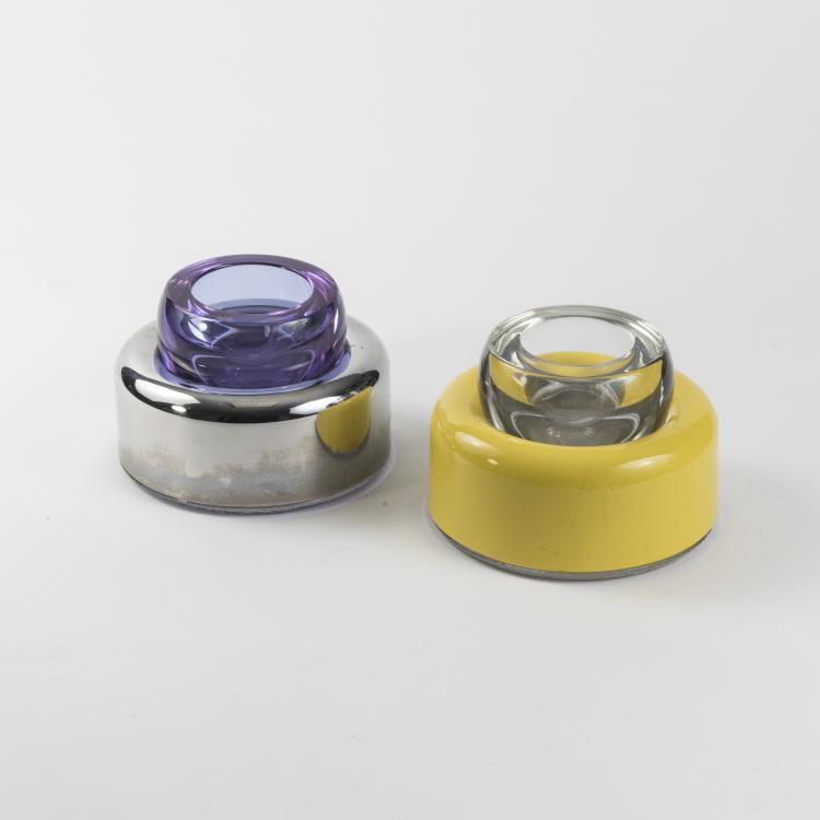 Bild 1 zu Objekt, Zwei Aschenbecher / Pfeifenhalter 'Biglia', 1968, Arnolfo di Cambio, Colle Val d'Elsa, Siena, 146B 307