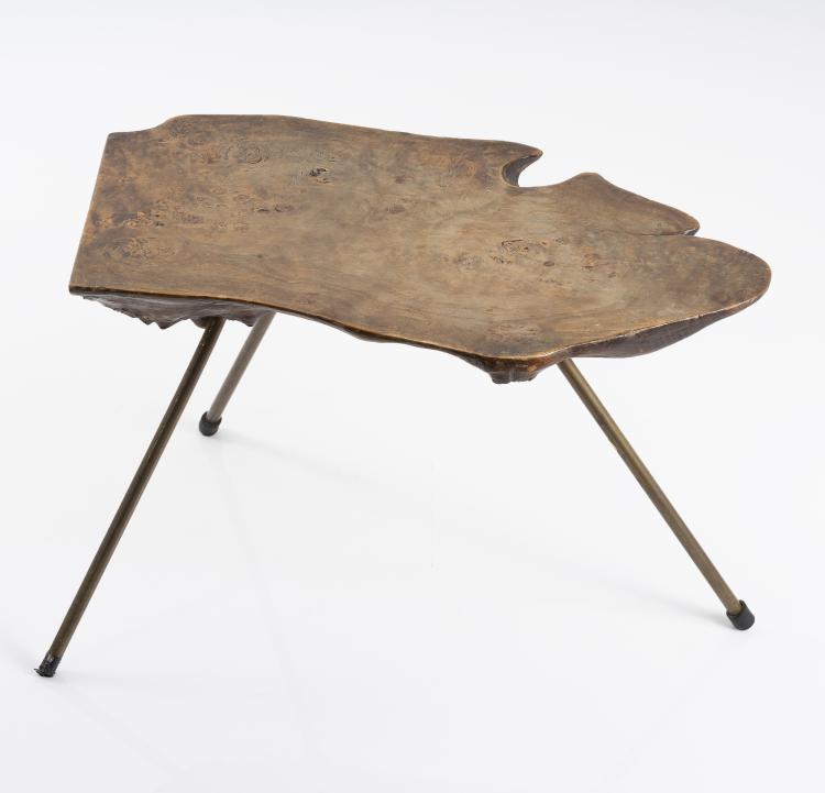 Hauptbild zu Objekt, 'Tree trunk' table, c. 1955, Werkst&auml;tte Carl Aub&ouml;ck, Wien, 146C 532