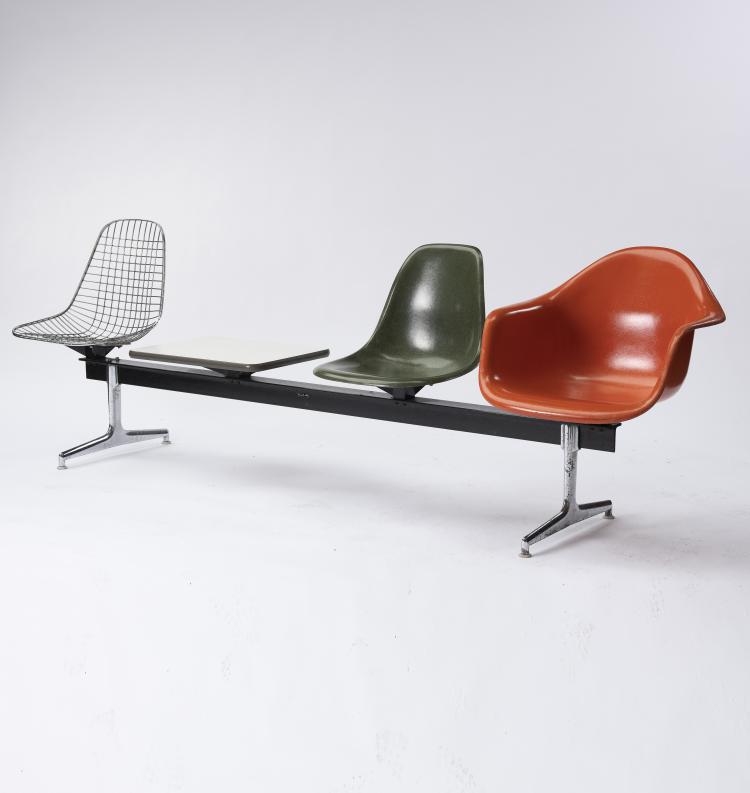 Bild 1 zu Objekt, 'Tandem Shell Seating', 1950s, Vitra Design, Weil am Rhein, 146C 601