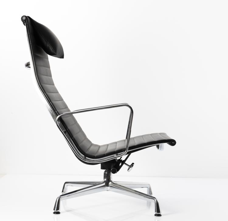 Bild 4 zu Objekt, 'Alu Group' armchair and ottoman, 1958, Charles Eames, Vitra Design, Weil am Rhein, 149B 353