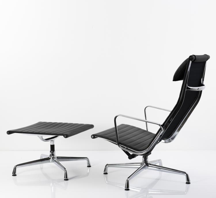 Bild 8 zu Objekt, 'Alu Group' armchair and ottoman, 1958, Charles Eames, Vitra Design, Weil am Rhein, 149B 353